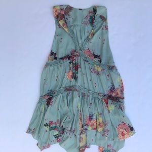 Free People Floral Tank